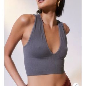Lot of 3 urban outfitters Out from Under Haley seamless plunge bra top sz M